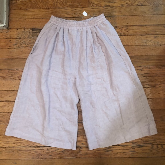 Ilana Kohn Caroline Shorts, Cute Linen Culottes - Picture 2 of 3